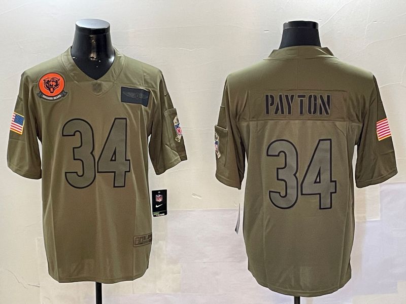 Men Chicago Bears #34 Payton Green 2024 Nike Limited NFL Jersey style 0108->buffalo bills->NFL Jersey